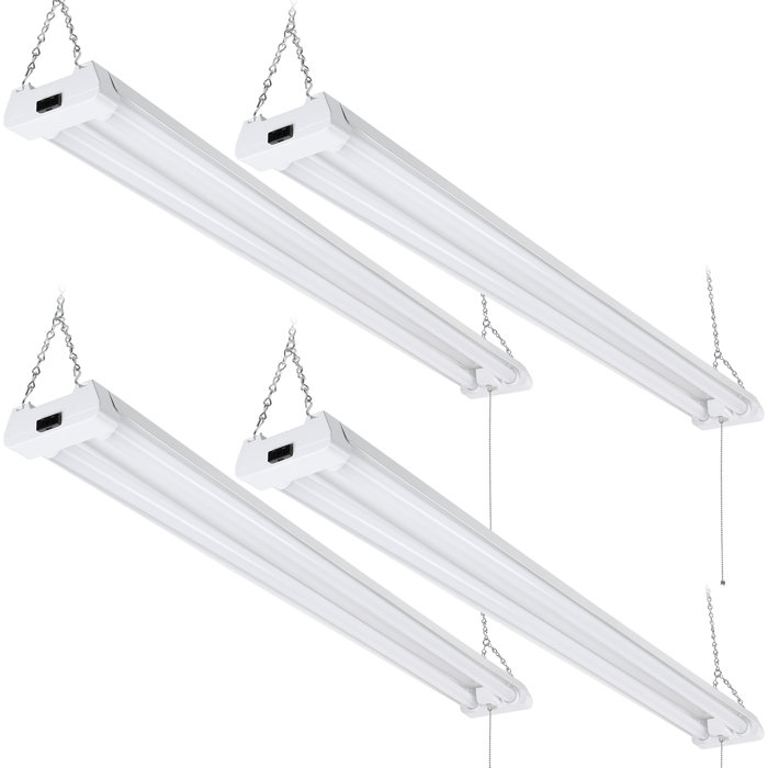 LEONLITE Linkable Led Shop Light, 4ft 40w Ceiling Lights For Garage